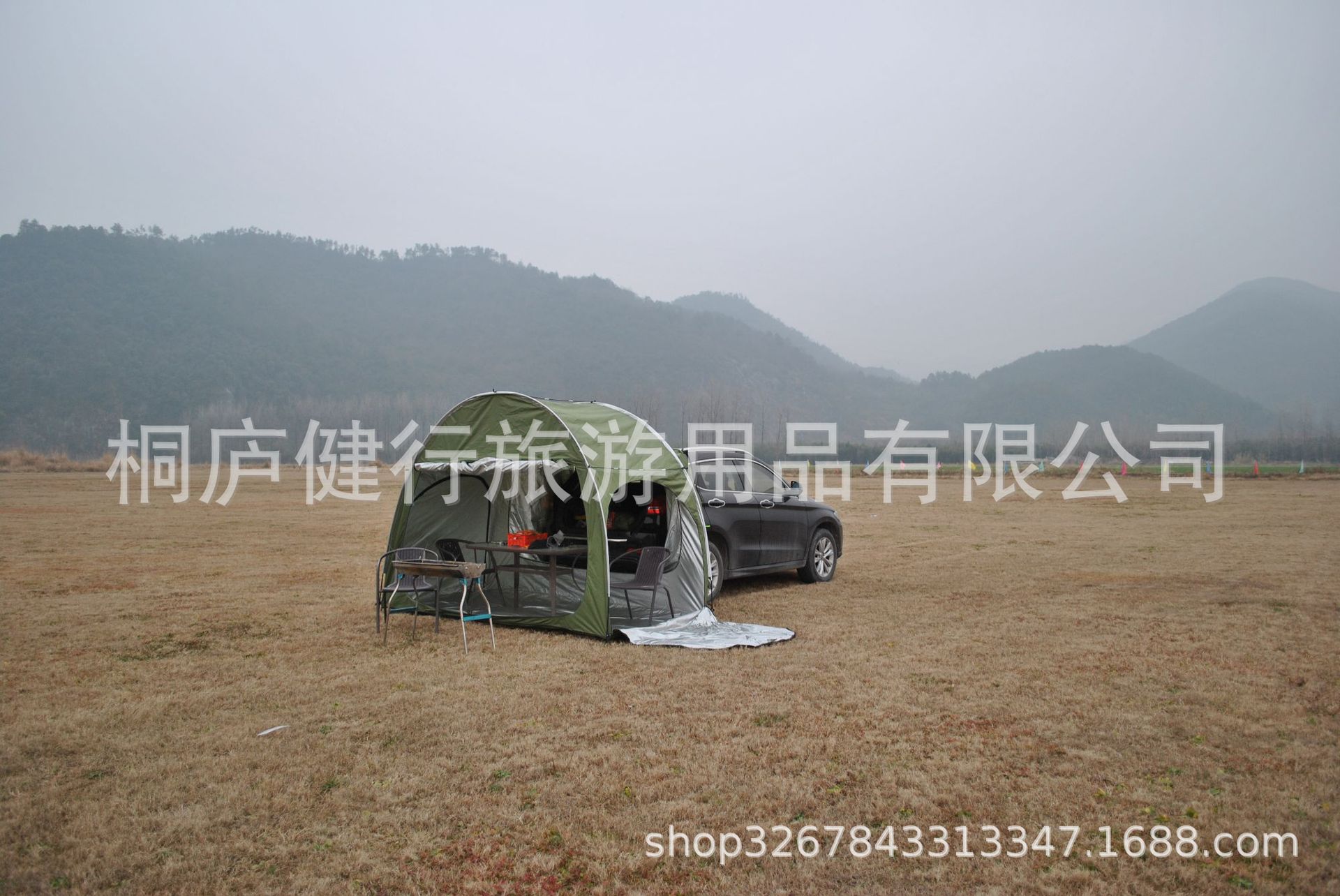 Cheap Goat Tents Outdoor Car Trunk Tent Sunshade Rainproof Tailgate Shade Awning Tent For SUV Car Self Driving Tour Barbecue Camping Tool   